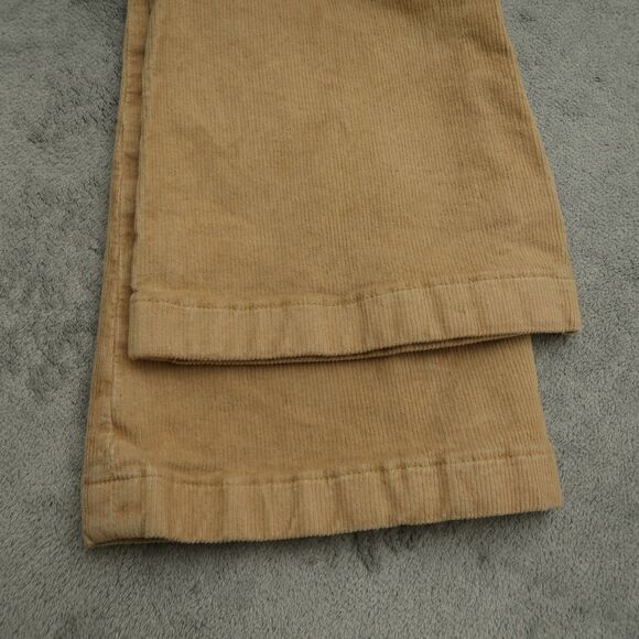 American Eagle Jeans Women's Size 2R Tan High-Rise Corduroy Kick Boot 31" Inseam - Picture 14 of 16